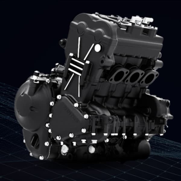 Motor tricilíndrico