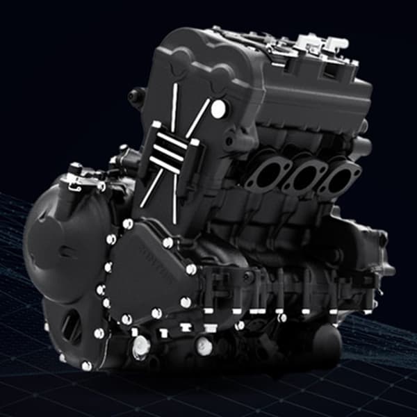 Motor tricilíndrico
